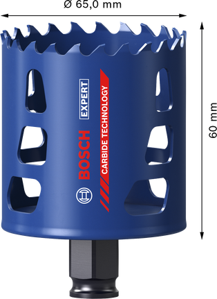 BoschEXPERT 多材料 65 毫米硬质合金孔锯。.